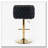 PU Faux Leather Upholstered 360°Swivel Adjustable Counter Height Bar Chairs Bar Stoolsith the whole Back Tufted-142164693-142164694