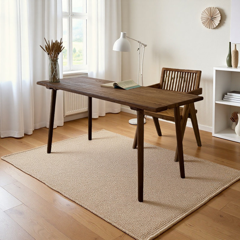 Bureau d'étude en noyer de style champêtre