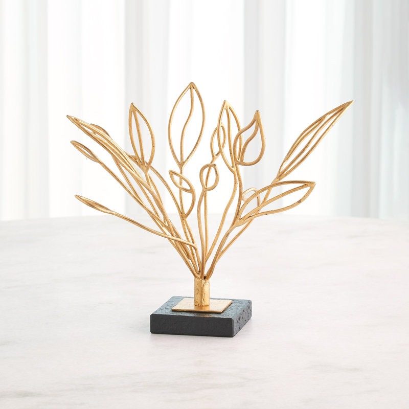 Windswept Sculpture-Gold Leaf