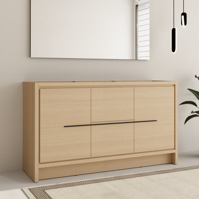 Eardisley 60'' Double Bathroom Vanity Base Only, Base Cabinet without Top