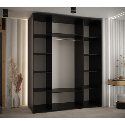 Azavian 3 Door Manufactured Wood Wardrobe