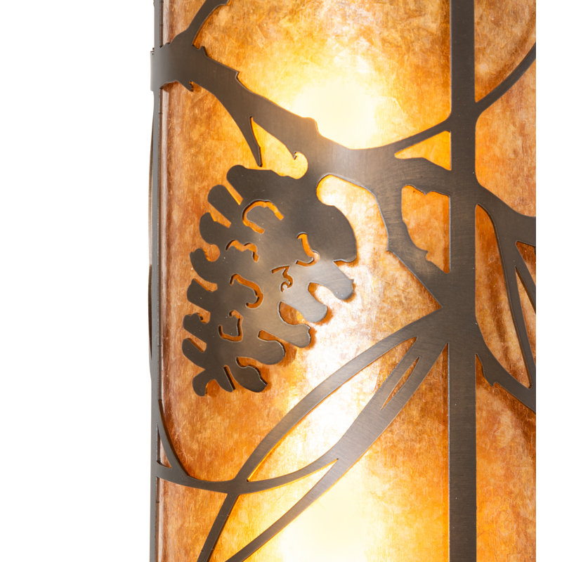 Applique murale droite 8 po