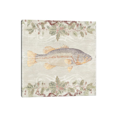 Cabin Christmas I by June Erica Vess - Wrapped Canvas Painting