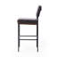 Benton Upholstered Stool with Metal Frame-754574879-755934990