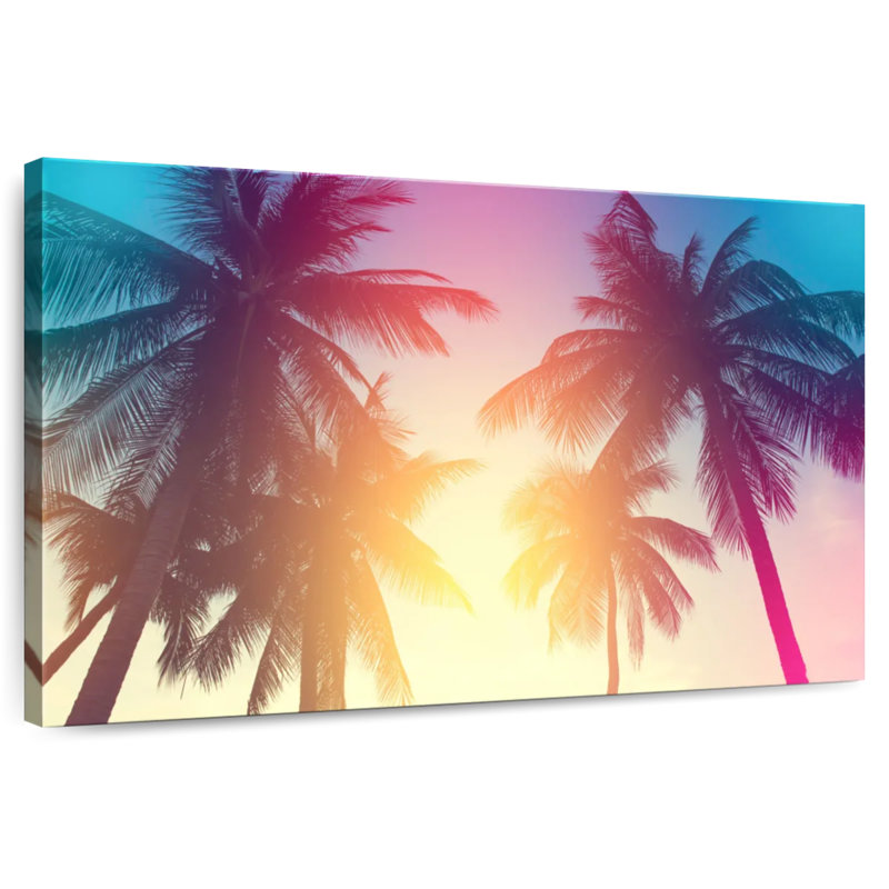 Harnek Tropical Palm Tree Grove, 20" H x 30" W