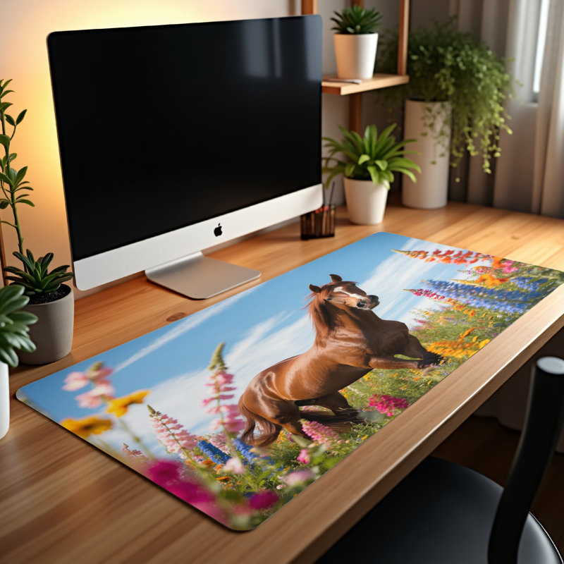 Polyester Desk Pad, 31.5x15.5