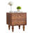 18.14'' Tall 2 Drawer Farmhouse Embossed Nightstands-1980423085