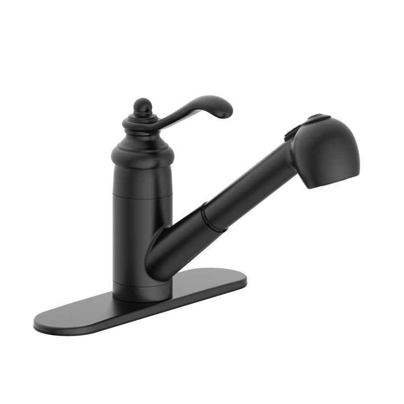 Robinet de cuisine Vetta, Noir mat