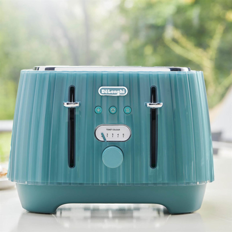 4 Slice Ballerina Toaster Laguna, Green