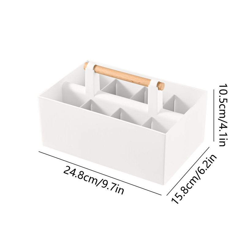 Boîte de rangement pour bureau, Blanc