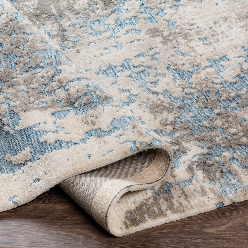 Carmiencke Abstract Indoor Rug, Rectangle 2' x 3'