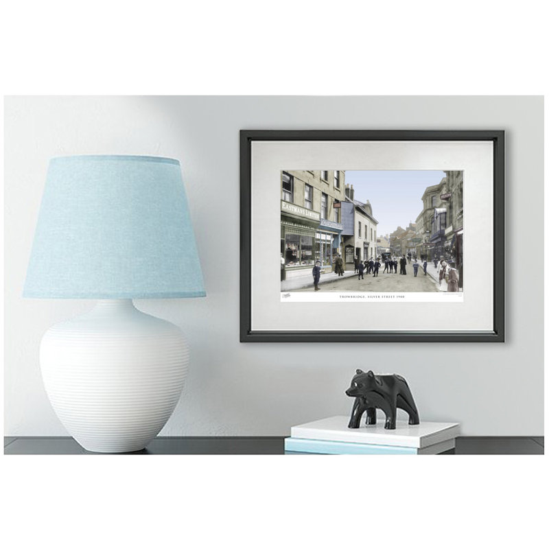 Trowbridge, Silver Street 1900 - Single Picture Frame Print, 28cm H x 36cm W x 2.3cm D
