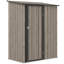 Outsunny 5ft x 3ft Garden Storage Shed, Outdoor Metal Shed with Sloped Roof