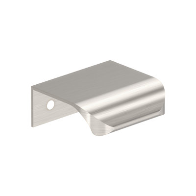 Poignée d'armoire en nickel satiné de 1 3/4 po (44 mm) Streamline Tab - paquet de 10