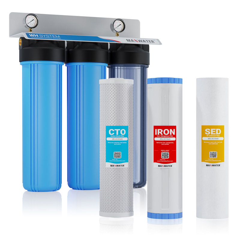 Filtration d'eau de 20 pouces Max Water