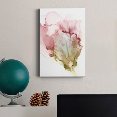 Floraison rose I - impression sur toile tendue