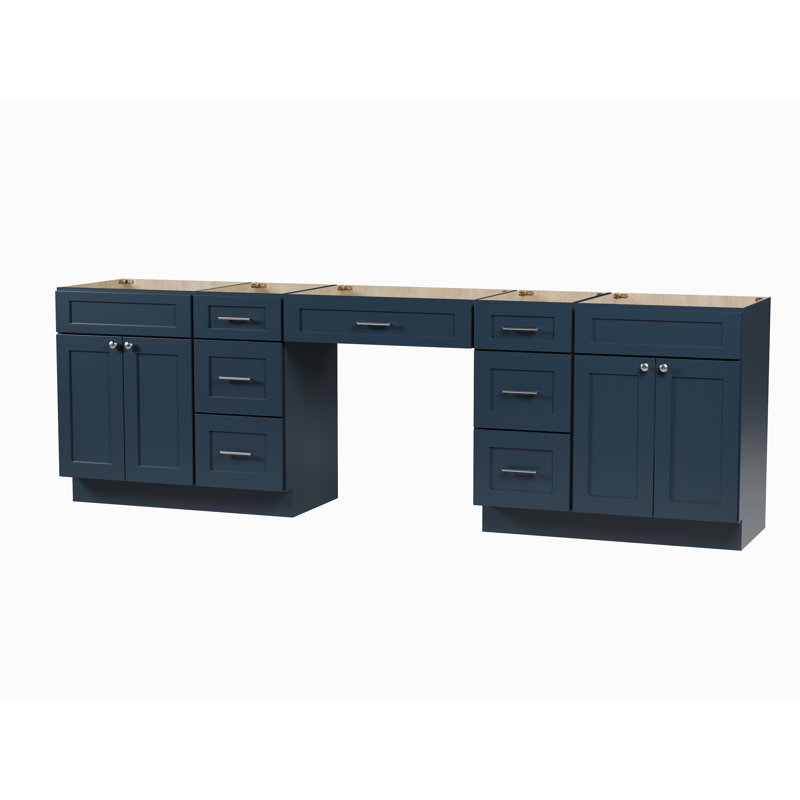 108 Base de meuble-lavabo double 108 seulement, Bleu