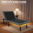 Electric Smart Adjustable Bed Base Frame, Head and Foot Incline, Ergonomic Full Size Bed Frame with 2 USB Ports & LED Nightlight,Massage & Wireless Remote, Quiet Motor, Black-71707968