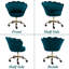 Aderinsola Adjustable Swivel Office Chair with Metal Frame-1052493831