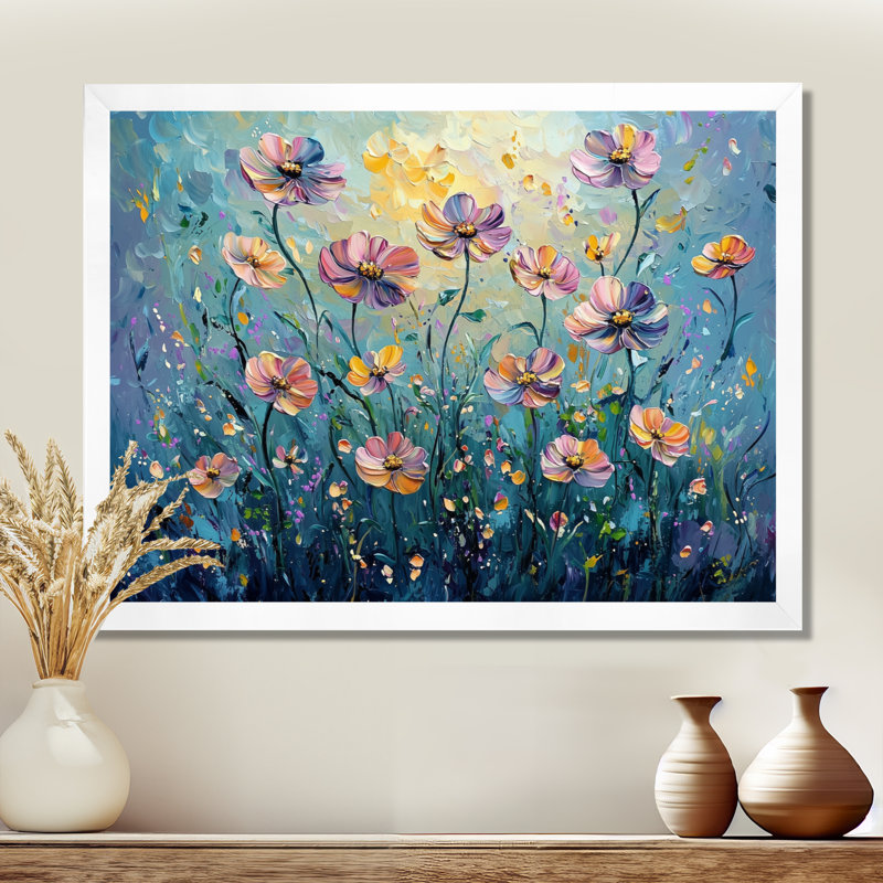 Kavanaugh - Floral Wall Art, Reproduction encadrée d'une seule photo, H 30 po x l 40 po, Blanc