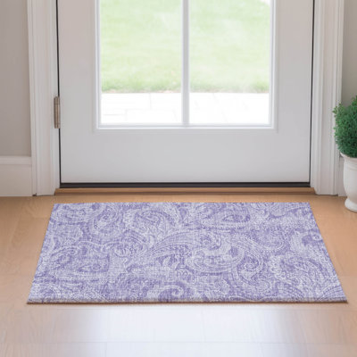 Premium Machine Washable Arnette Lavender Rug