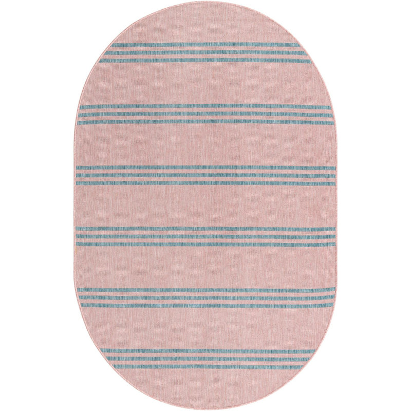 Jill Zarin Anguilla Indoor/Outdoor Rug, Oval 5'3" x 8'