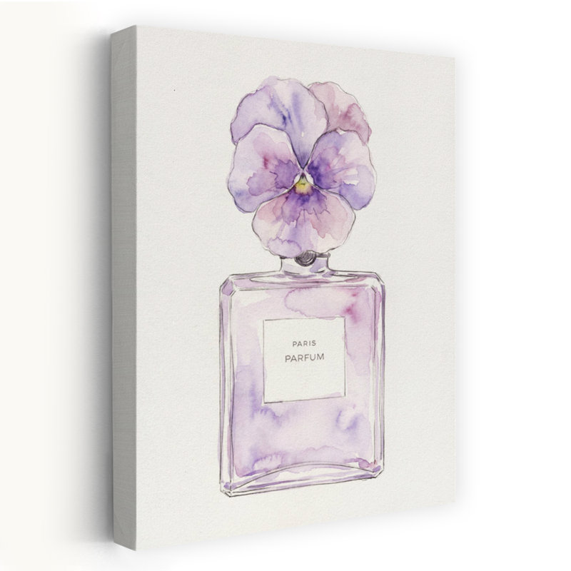 With a Scent of Violets 1 Piece Wrapped Canvas Wall Art, 60.96 cm H x 40.64 cm W