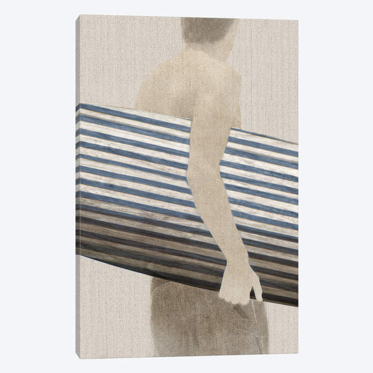 « little luxe i », impression sur toile, H 18 po x l 12 po x P 1,5 po, Pas de tapis, Toile tendue