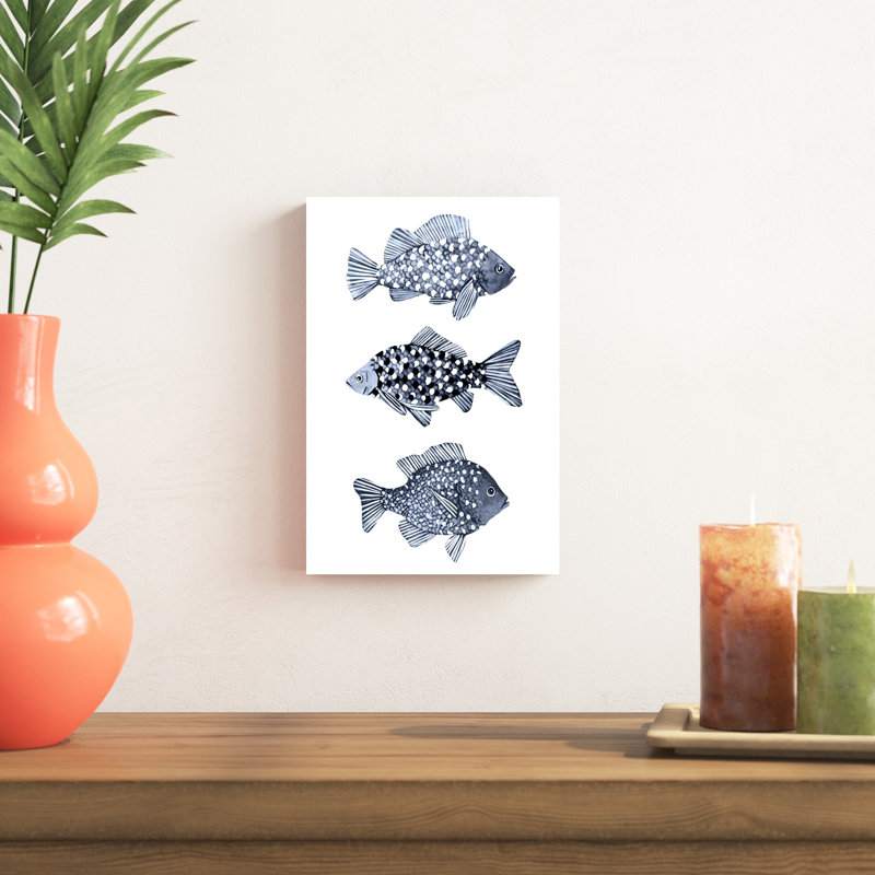 Poisson bleu I, H 12 po x l 8 po x P 1,25 po
