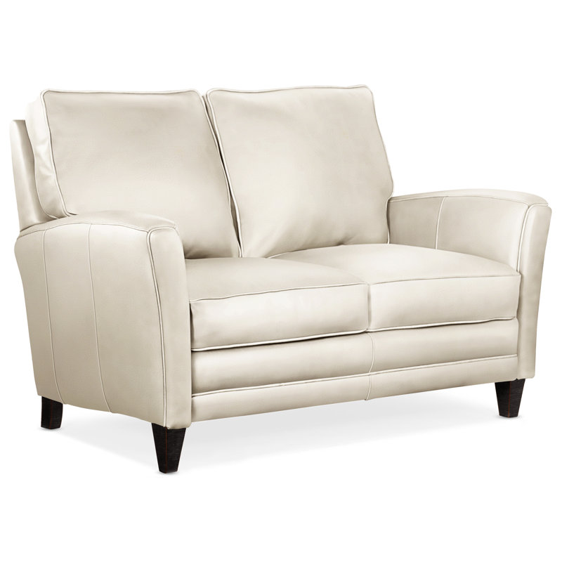 Zion Loveseat, Plantation, Anilina Hunter Genuine Leather