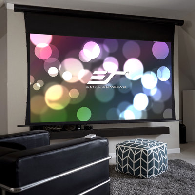 Écran de projecteur mural / de plafond électrique 16: 9 Daig. 110 po Saker
