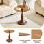 Table de bout à piédestal pour petits espaces Modern Glam-1134849994