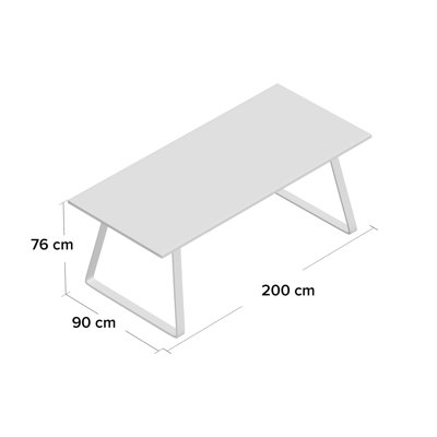 Mabel Marble Top Metal Base Dining Table
