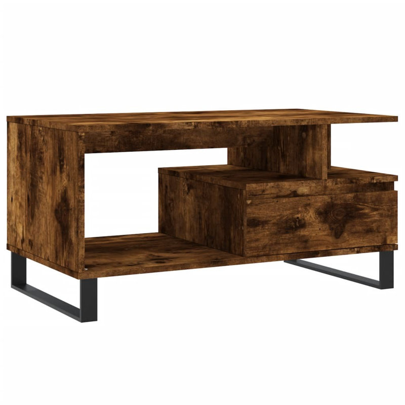 Munha Coffee Table, Smoked Oak