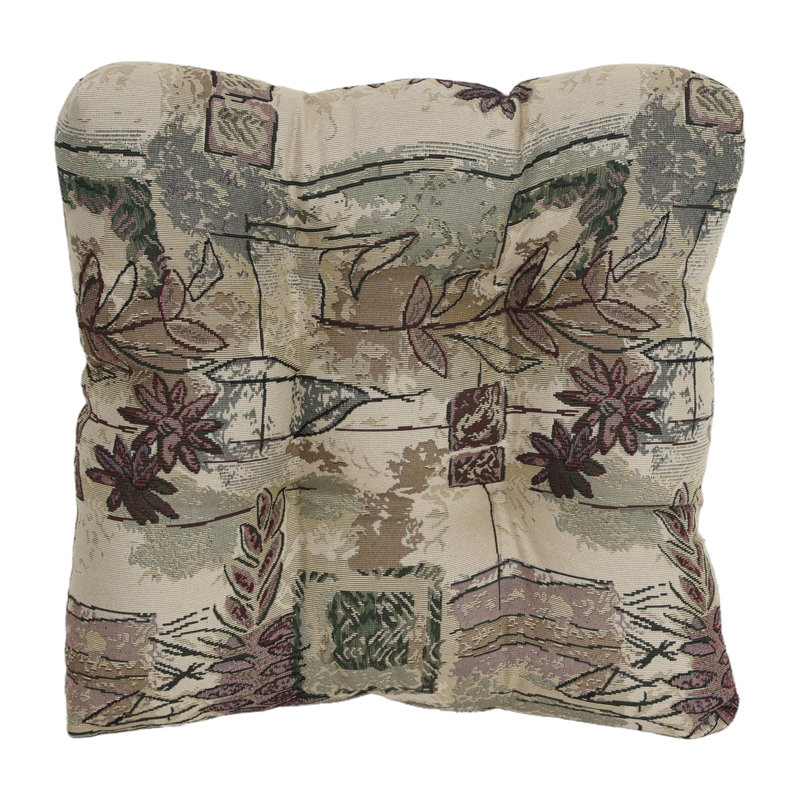 Ensemble de 4 coussins de chaise de salle à manger 19 po
