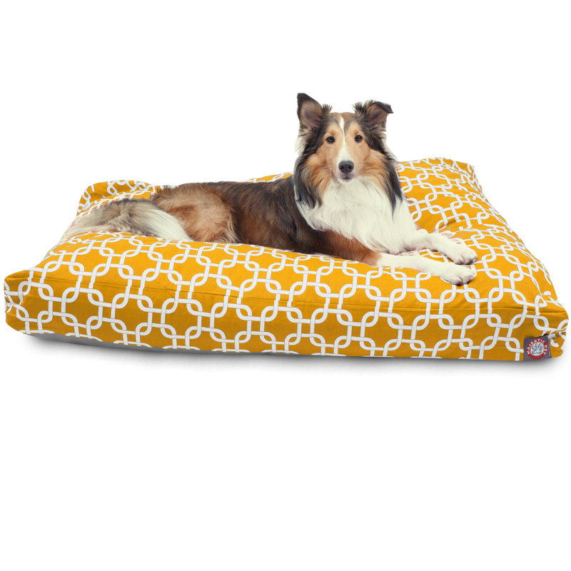 Coussin Links Orthopedic, Jaune, Grand (l 36 po x P 44 po x H 5 po) ;