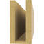Burlington Woodgrain TimberThane Ra partier queue, brun clair apprêté-88142292