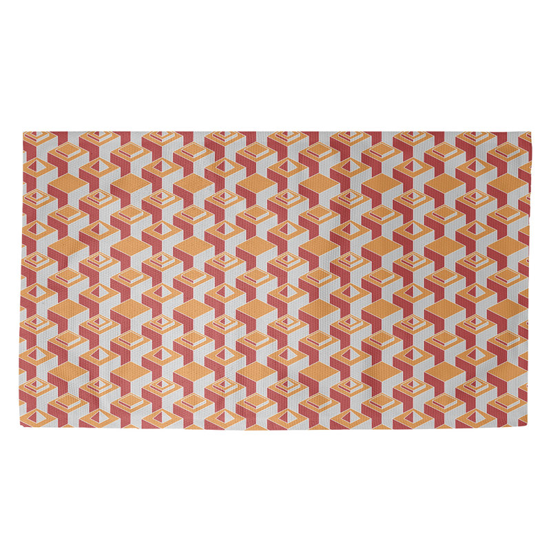 Jordao Geometric Indoor Rug, Rectangle 3' x 5'