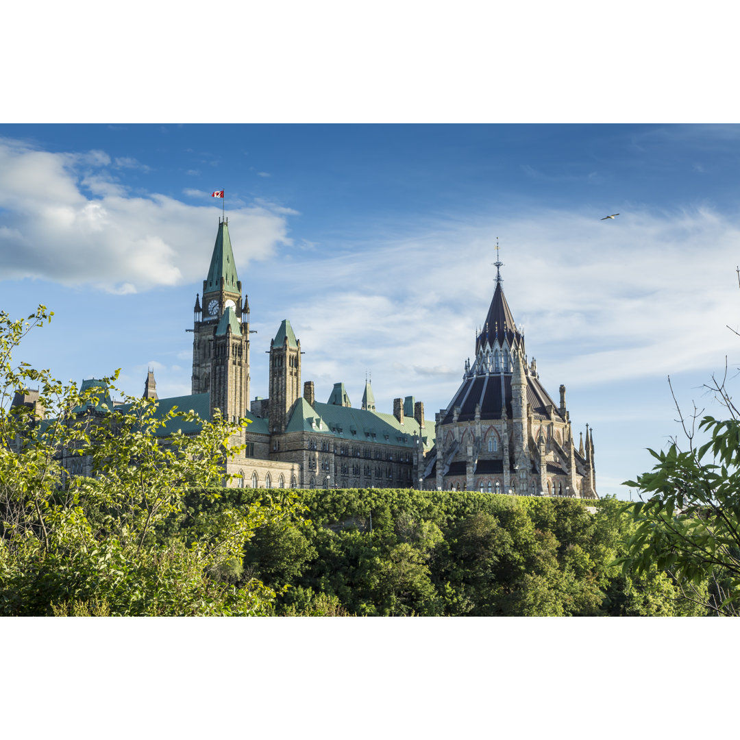 Parliament Hill in Ottawa von Sprokop - Leinwandbild