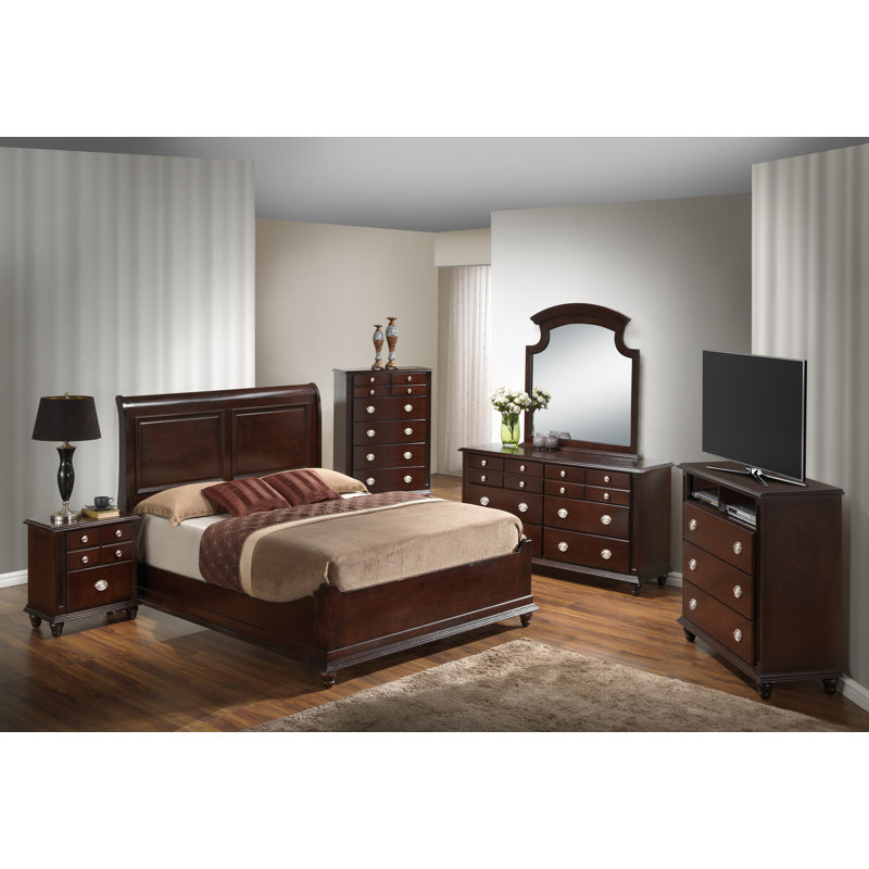 Penncross 44'' W 3 - Drawer Dresser, Cappuccino