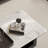 Microcrystalline stone minimalist coffee table