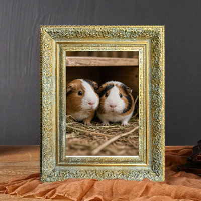 Antique Gold 3 PCS 11" x 14" Clean Line Picture Frame with Lightweight PS Frame