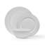 Service de vaisselle en porcelaine tendre 12 pièces Mikasa Levi, service pour 4