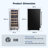 Euhomy 15 Inch Wine Fridge, Dual Zone Wine Chiller With Digital Temperature Control, Wine Cooler Upgraded Compressor Fits Low Noise, Wine Storage With Double-Layer Glass Door, 30 Bottles