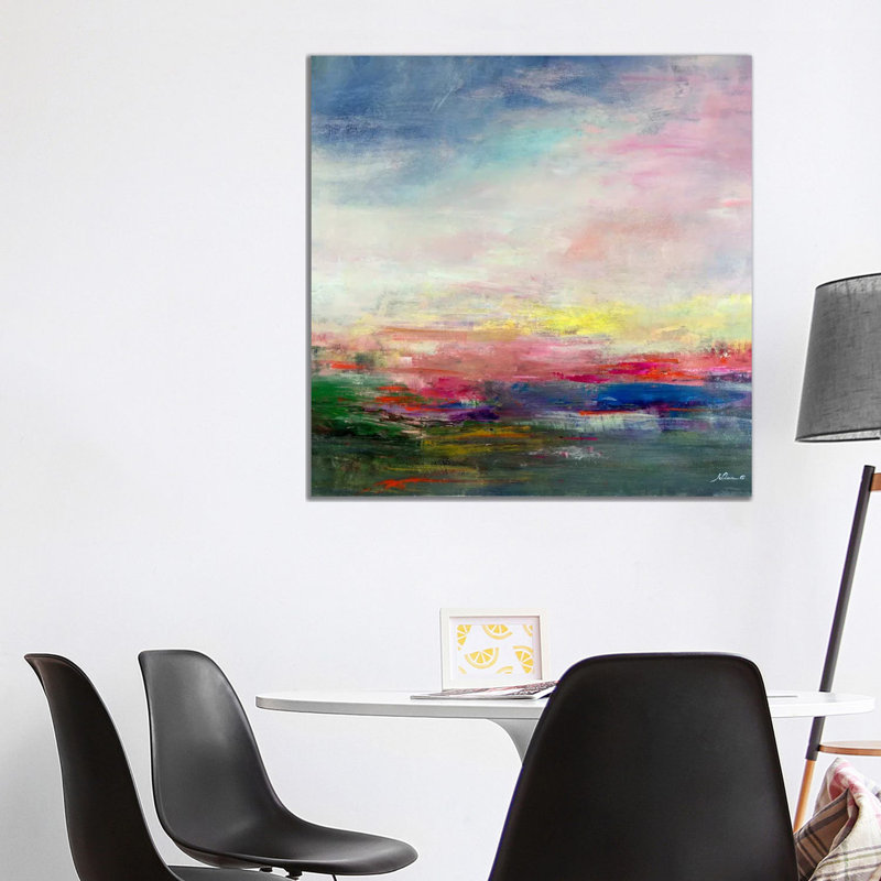 Drifting 1 Piece Wrapped Canvas Painting, 93.98 cm H x 93.98 cm W x 1.91 cm D