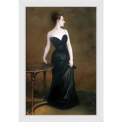 La Pastiche, portrait de madame X avec galerie blanche, 28 po x 40 po