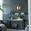 Miroir mural en métal D27 x 2,4 po, décoration murale pour salle de bain