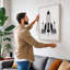 Rocket Fleet Ascent Mid-Century - Wrapped Canvas-1696922220-1696922221