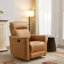 Fauteuil inclinable manuel et pivotant en microfibre de 30,5 po Tayani-596601513