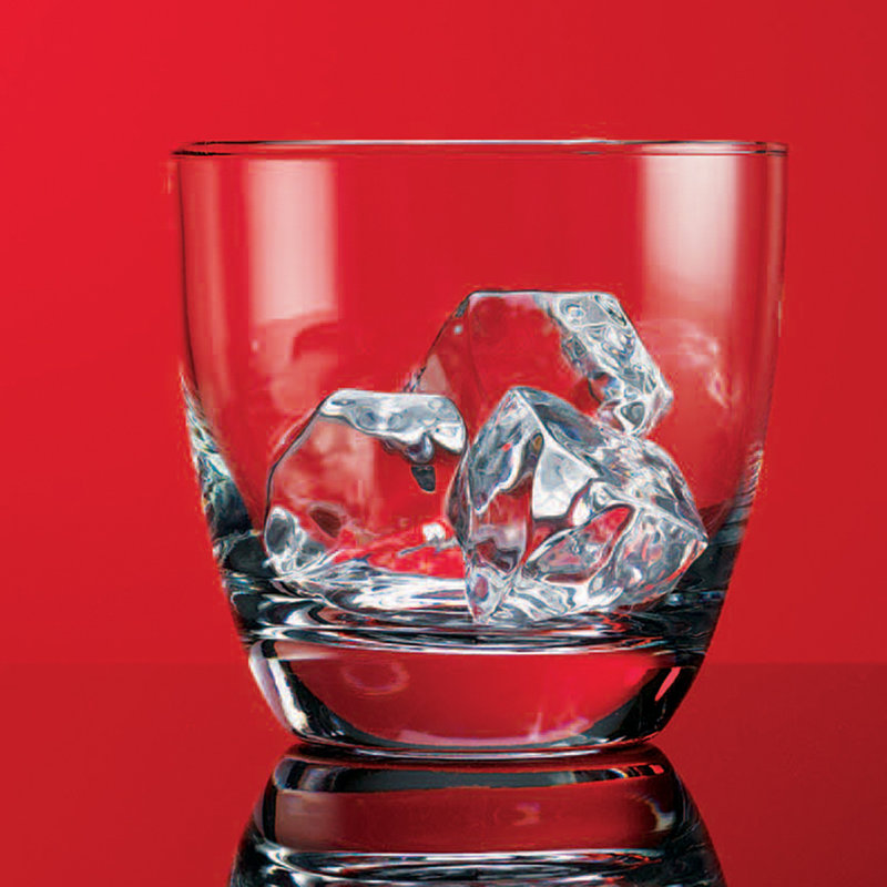 L 10 oz. Verre rond rond à l'ancienne